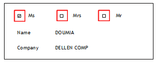 Check Box control