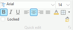 Text formatting