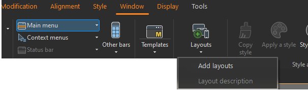 Add layouts