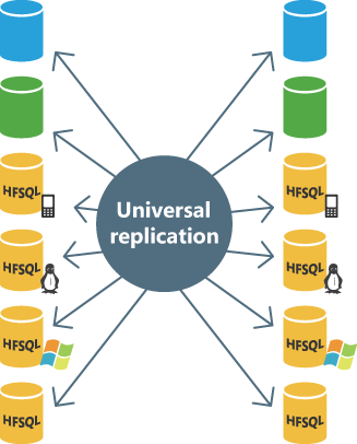 Universal replication