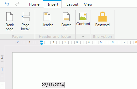 Inserted formula