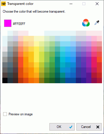 Transparent color