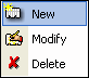 Menu option with image