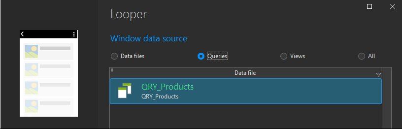 Selecting the query