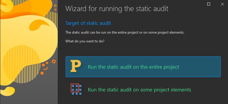 Static audit