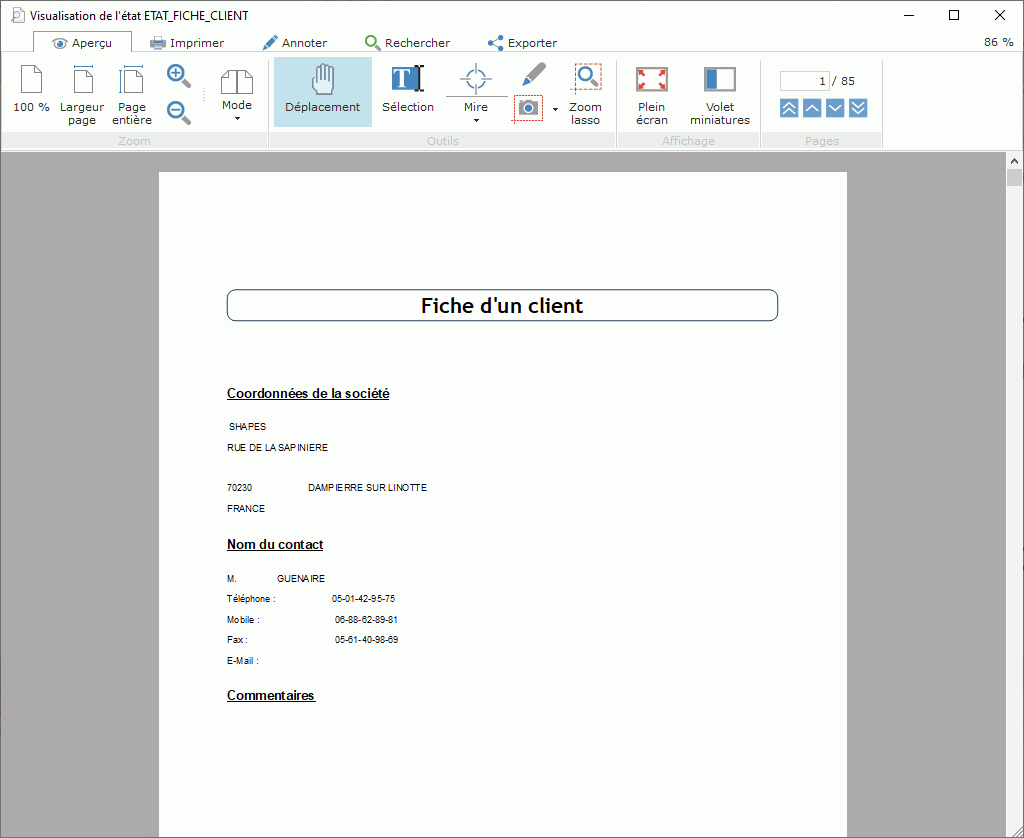 Les états - PC SOFT - Documentation en ligne